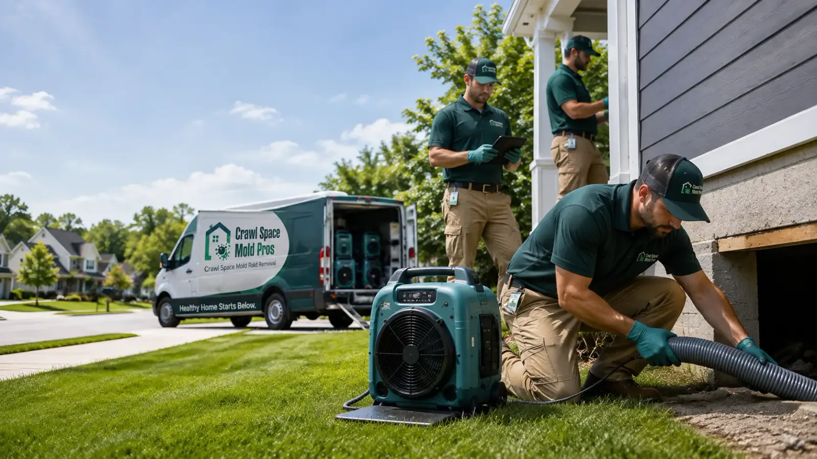 Crawl Space Mold Removal in Orange City, IA